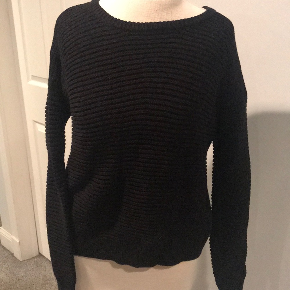 Forever 21 crew neck ribbed long sleeve sweater